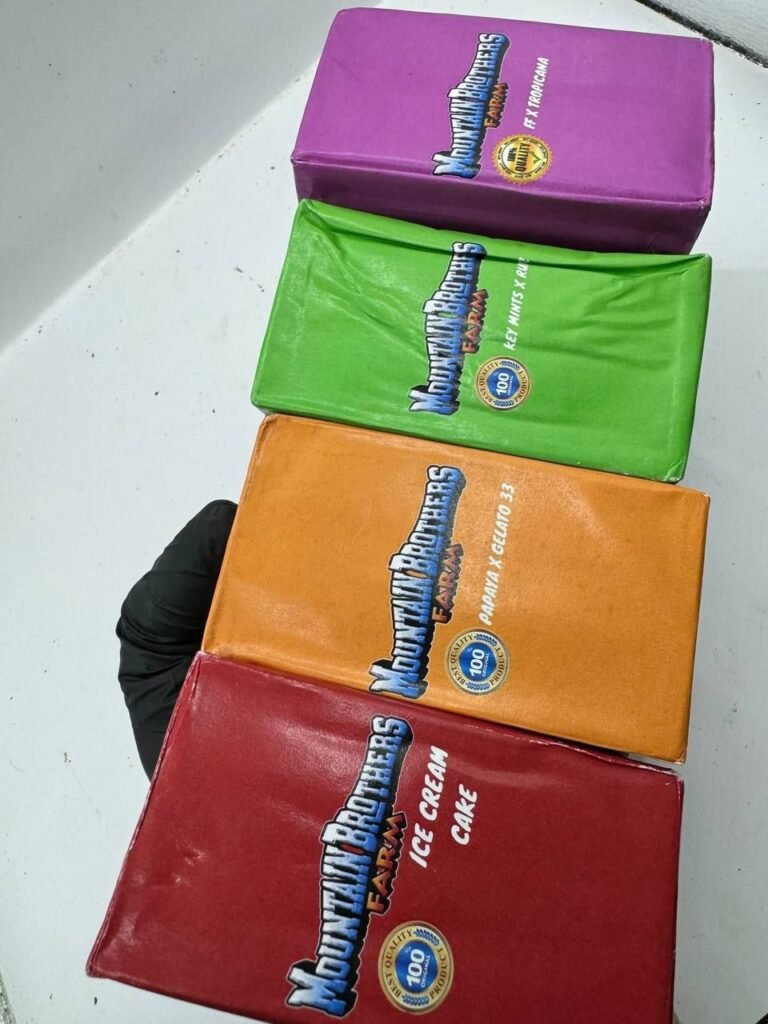 Mountain Brothers Farm Hash close up in container